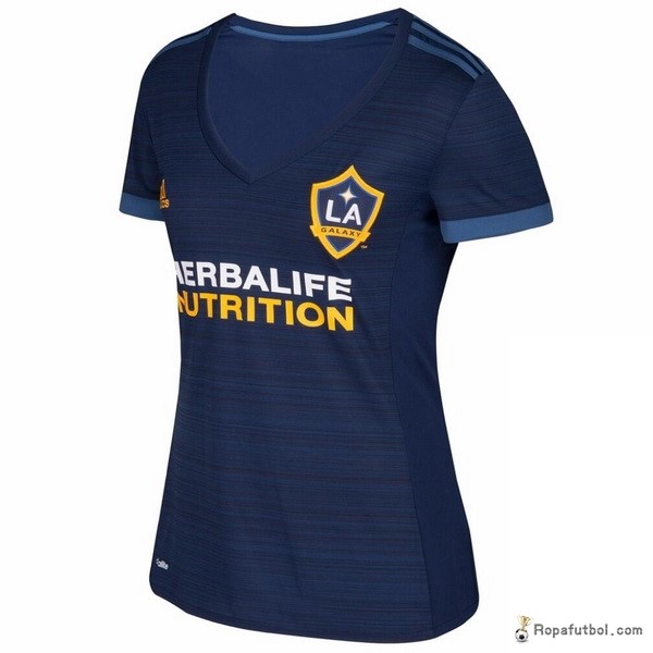 Camiseta Los Angeles Galaxy Replica Segunda Ropa Mujer 2017/18 Azul